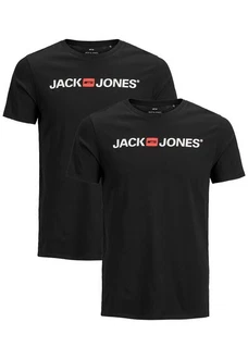Jack & Jones T-Shirt JJECORP LOGO Print Kurzarm 2-er Stck Pack (3661) Schwarz (3661) Jack & Jones T-Shirt JJECORP LOGO Print Kurzarm 2-er Stck Pack (3661) Schwarz (3661)