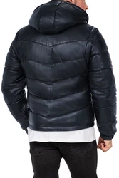Reichstadt Bomberjacke Herren Echtleder Jacke 22RS32LUX Navy (22RS32LUX)