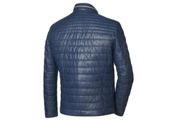Milestone Lederjacke MSTerenz Dunkelblau/Hellblau/Blau