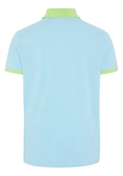 Chiemsee Poloshirt mit Logo und Kontraststreifen 
