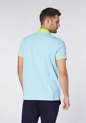 Chiemsee Poloshirt mit Logo und Kontraststreifen 
