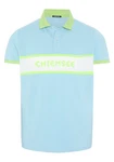 Chiemsee Poloshirt mit Logo und Kontraststreifen 