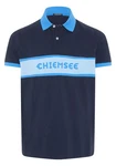 Chiemsee Poloshirt mit Logo und Kontraststreifen 1