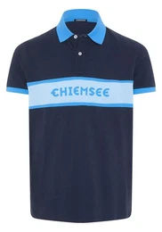 Poloshirt Poloshirt mit Logo und Kontraststreifen 1