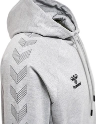 hummel Sweatshirt Move Grid Hoody Grau/Hellgrau