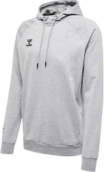 hummel Sweatshirt Move Grid Hoody Grau/Hellgrau