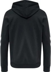 hummel Kapuzenpullover hmllegacy Kapuzenjacke Dunkelgrau/Schwarz/Dunkelblau