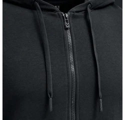 hummel Kapuzenpullover hmllegacy Kapuzenjacke Dunkelgrau/Schwarz/Dunkelblau
