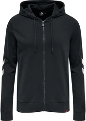 hummel Kapuzenpullover hmllegacy Kapuzenjacke Dunkelgrau/Schwarz/Dunkelblau