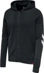 hummel Kapuzenpullover hmllegacy Kapuzenjacke Dunkelgrau/Schwarz/Dunkelblau