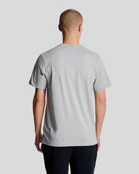 Lyle & Scott T-Shirt Plain Grau/Hellgrau/Gold