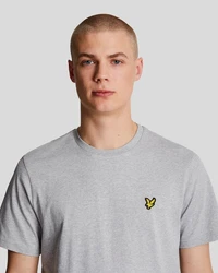Lyle & Scott T-Shirt Plain Grau/Hellgrau/Gold