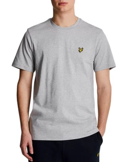 Lyle & Scott T-Shirt Plain Grau/Hellgrau/Gold Lyle & Scott T-Shirt Plain Grau/Hellgrau/Gold