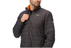 Regatta Funktionsjacke Hillpack Grau/Schwarz/Dunkelgrau/Gelb