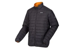 Regatta Funktionsjacke Hillpack Grau/Schwarz/Dunkelgrau/Gelb