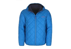 Leitfeuer Winterjacke Herren Wendejacke mit Kapuze Hellblau/Dunkelblau/Blau/Schwarz