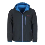 Leitfeuer Winterjacke Herren Wendejacke mit Kapuze Hellblau/Dunkelblau/Blau/Schwarz