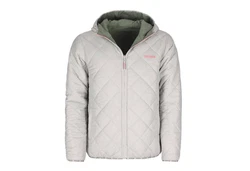Leitfeuer Winterjacke Herren Wendejacke mit Kapuze Dunkelgrün/Grün