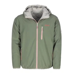 Winterjacke Herren Wendejacke mit angeschnittener Kapuze - Innenseite Rautenstepp