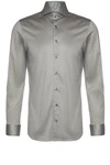 BALDESSARINI Langarmhemd Henry Grau/Hellgrau/Khaki