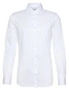 BALDESSARINI Langarmhemd Henry Weiß/Creme