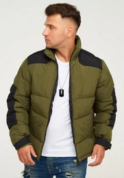 Winterjacke VOTIS PUFFER Steppjacke mit Stehkragen und Taschen Wintermantel
