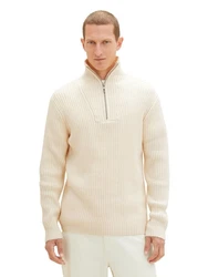 TOM TAILOR Pullover Weiß/Khaki/Beige/Creme/Dunkelblau/Orange