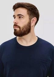 s.Oliver Longsleeve Basic mit Brusttasche bergrün