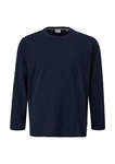 s.Oliver Longsleeve Basic mit Brusttasche bergrün