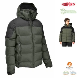 Trekkingjacke - Garmisch Herren Steppjacke Winterjacke Megatex, olive
