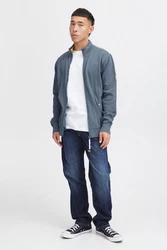 !Solid Sweatjacke SDKarim mit Stehkragen Blau/Grau/Hellblau/Dunkelblau