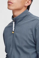 !Solid Sweatjacke SDKarim mit Stehkragen Blau/Grau/Hellblau/Dunkelblau