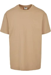 URBAN CLASSICS T-Shirt Urban Classics Herren Organic Basic Tee Khaki/Beige/Braun