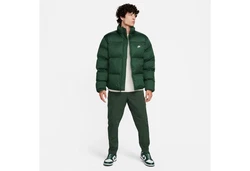 Nike Sportswear Jacke 'Club' Grün/Dunkelgrün