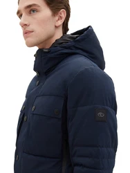 TOM TAILOR Steppmantel Dunkelblau/Blau