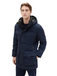 TOM TAILOR Steppmantel Dunkelblau/Blau