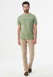 T-Shirt Men's Printed T-Shirt in Fern Green