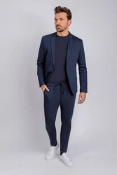 DRYKORN Hose Jeger Joggpants Dunkelblau/Blau