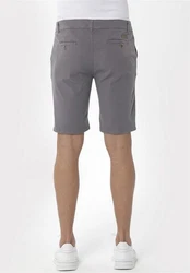 ORGANICATION Chinohose Men's Garment Dyed Slim Fit Shorts Schatten