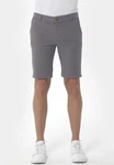 ORGANICATION Chinohose Men's Garment Dyed Slim Fit Shorts Schatten