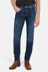 BALDESSARINI 5-Pocket Jeans Jayden Dunkelblau/Blau/Hellblau