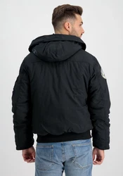Alpha Industries Winterjacke Polar Jacket SV Schwarz/Dunkelblau/Dunkelrot/Rot
