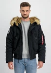 Alpha Industries Winterjacke Polar Jacket SV Schwarz/Dunkelblau/Dunkelrot/Rot
