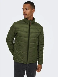 Only & Sons Jacke Carven oliv / schwarz