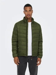 Only & Sons Jacke Carven oliv / schwarz