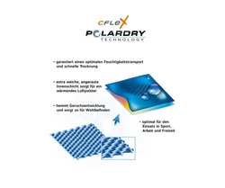 CFLEX Funktionshemd Herren Ski- & Thermohemd POLARDRY Grau/Hellgrau