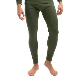 Funktionshose Herren Ski- und Thermounterhose Winter Unterhose - Olive XL