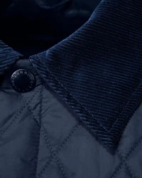 Barbour Steppjacke Liddesdale Quilt Dunkelblau/Hellblau/Blau/Dunkelgrün