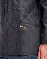 Barbour Steppjacke Liddesdale Quilt Dunkelblau/Hellblau/Blau/Dunkelgrün