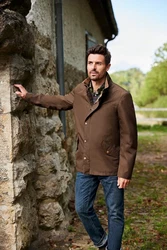 Barbour Funktionsjacke Spoonbill Braun/Khaki/Dunkelbraun/Dunkelrot
